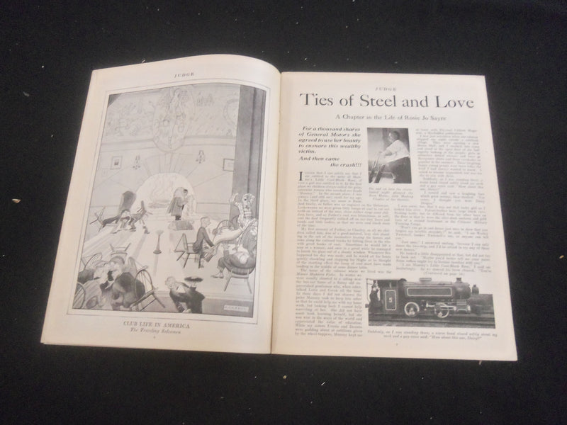1929 NOVEMBER 23 JUDGE MAGAZINE - BELIEVE IT OR NOT NUMBER - B 4198K