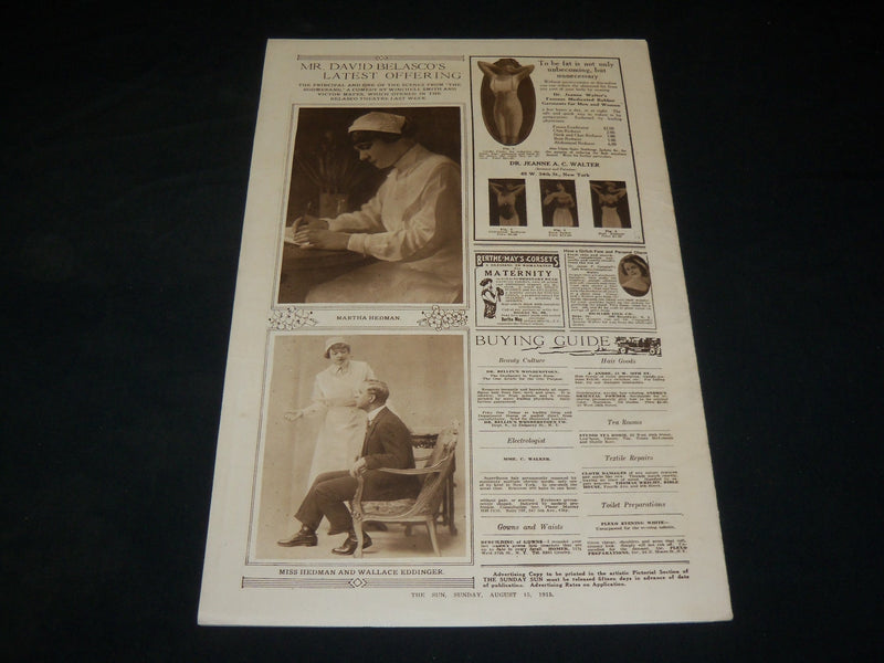 1915 AUGUST 15 THE SUN PICTORIAL MAGAZINE SECTION - AMBASSADOR GERARD - NP 5423
