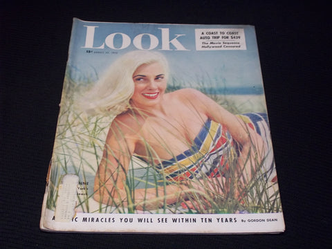 1953 AUGUST 25 LOOK MAGAZINE - ROXANNE FRONT COVER - E 20486