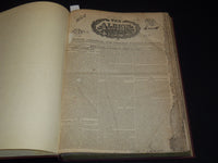 1827-1828 THE ALBION WEEKLY GAZETTE BOUND VOLUME NO. 6 - NEW YORK - R 89Y