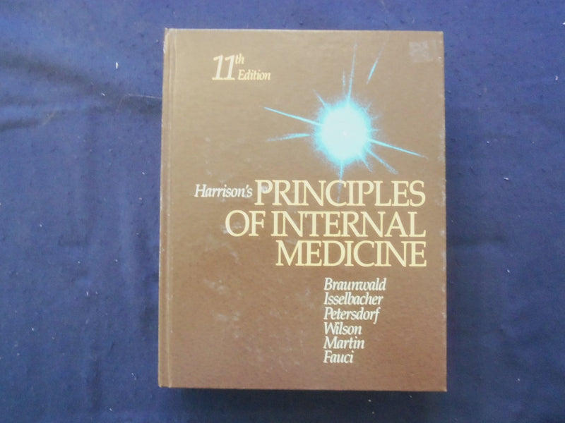 1987 HARRISON'S PRINCIPLES OF INTERNAL MEDICINE HARDCOVER BOOK - FAUCI - KD 8893