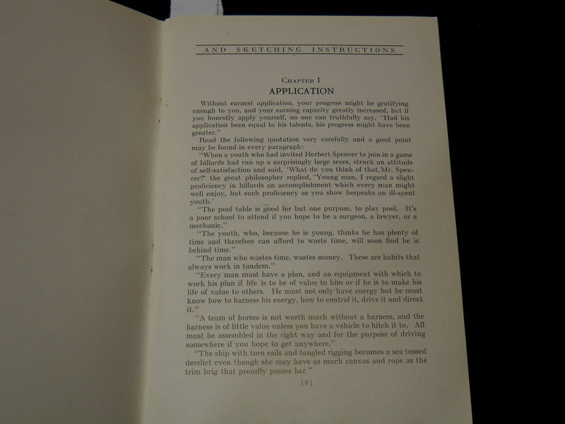 1918 SELF HELPS AND SKETCHING INSTRUCTIONS BOOK - GISHOLT MACHINE CO. - K 2617
