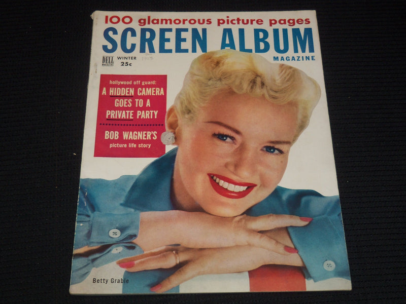 1953 WINTER SCREEN ALBUM MAGAZINE - BETTY GRABLE COVER - E 14641