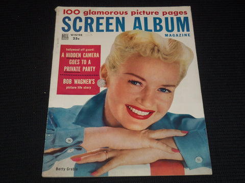1953 WINTER SCREEN ALBUM MAGAZINE - BETTY GRABLE COVER - E 14641
