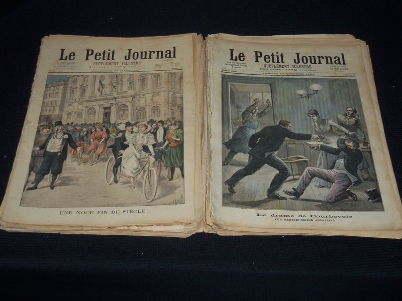 1890'S-1900'S LE PETIT JOURNAL SUPPLEMENT ILLUSTRE MAGAZINES LOT OF 400+ - #1