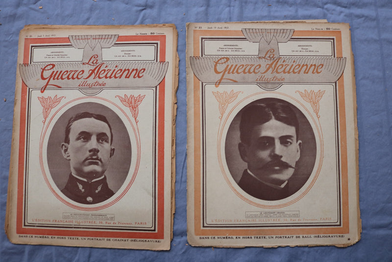 1916-1918 LA GUERRE AERIENNE ILLUSTRE MAGAZINE - FRENCH - LOT OF 20 - O 3857