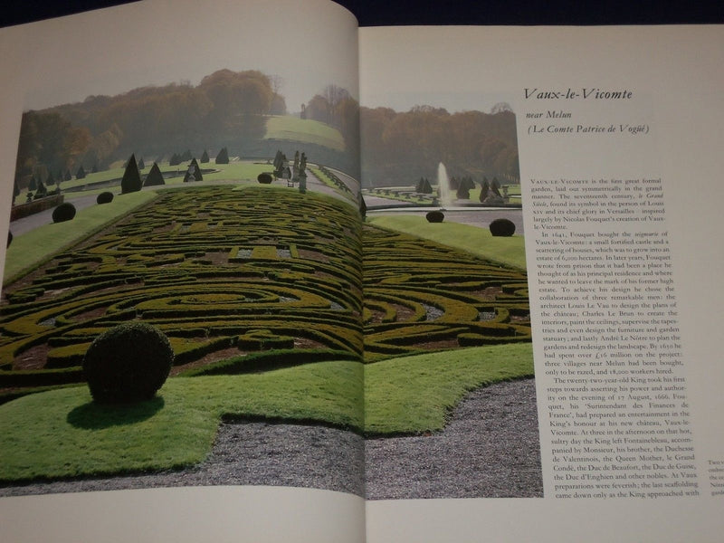 1983 GARDENS OF FRANCE BOOK BY ANITA PEREIRE AUTHOR INSCRIBED - PHOTOS - KD 2573