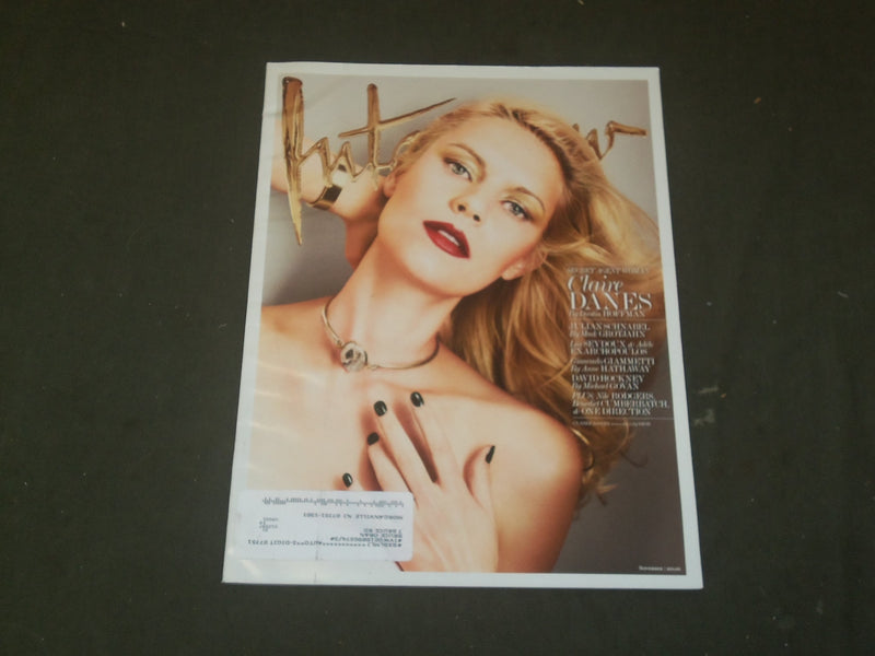 2013 NOVEMBER INTERVIEW MAGAZINE - CLAIRE DANES COVER - B 1422