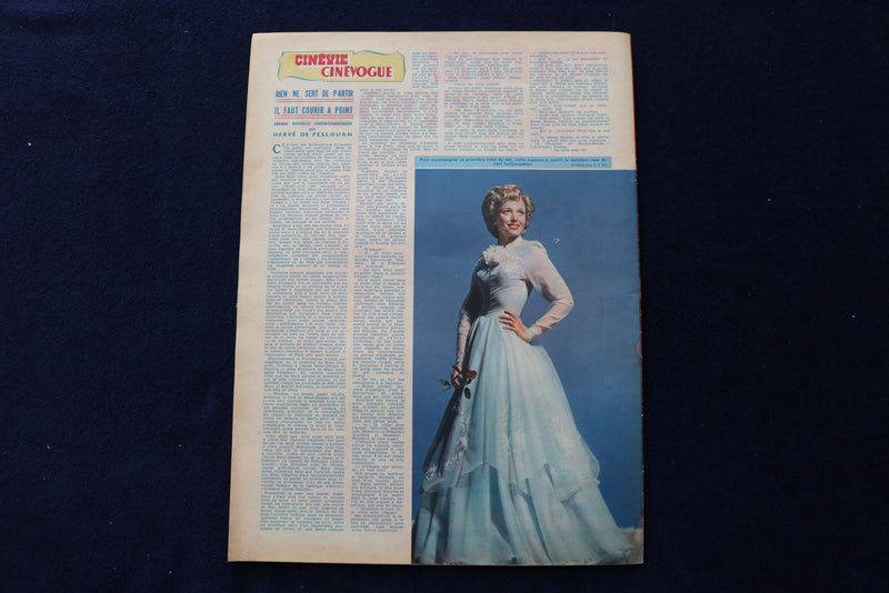 1948 JULY 27 CINEVIE CINEVOGUE MAGAZINE - AVA GARDNER - FRED MACMURRAY - E 23895