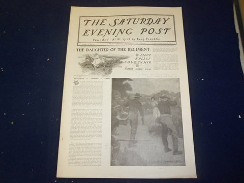 1899 FEBRUARY 11 THE SATURDAY EVENING POST MAGAZINE - NICE ILLUSTRATIONS- B 6694