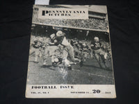 1947 NOVEMBER 14 PENNSYLVANIA PICTURES MAGAZINE - FOOTBALL ISSUE - J 5748