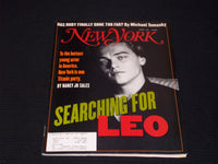 1998 JUNE 22 NEW YORK MAGAZINE - LEONARDO DICAPRIO FRONT COVER - E 16912