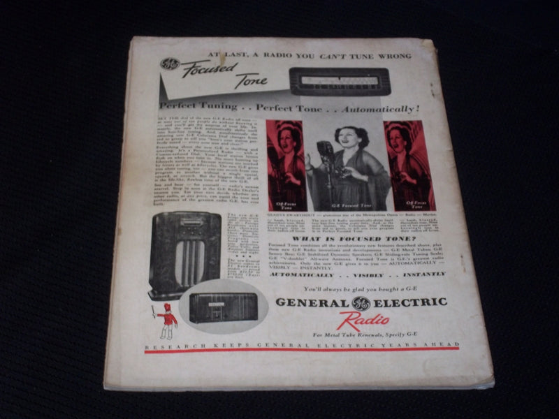 1936 DECEMBER RADIO-CRAFT MAGAZINE VERY NICE COVERS & ADS - E 374