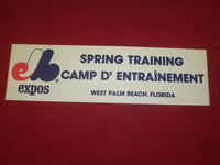 1984 MONTREAL EXPOS SPRING TRAINING YEARBOOK AND SCORECARD - J 4254
