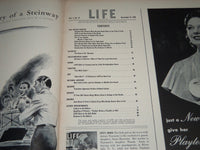 1939 NOVEMBER 27 LIFE MAGAZINE - ARTURO TOSCANINI COVER - L 158