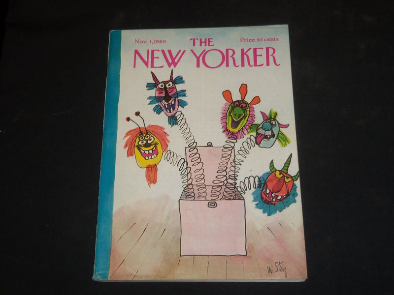 1969 NOVEMBER 1 THE NEW YORKER MAGAZINE - ILLUSTRATED COVER - NY 1201