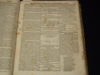 1823-1824 NEW YORK MIRROR AND LADIES GAZETTE BOUND VOLUME NO. 1 - R 89F