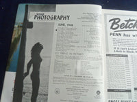 1948 JUNE POPULAR PHOTOGRAPHY MAGAZINE - GREAT COVER, PHOTOS & ADS - SP 4712Y
