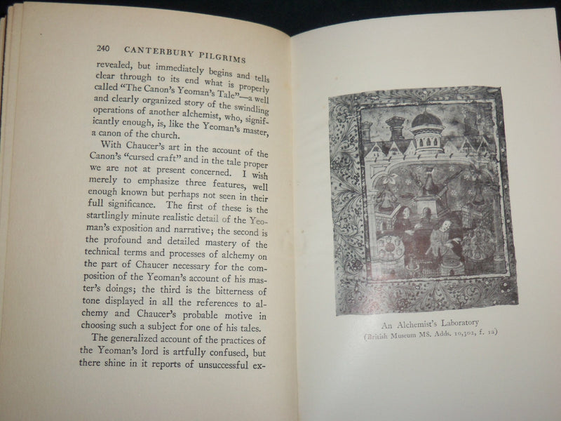 1926 SOME NEW LIGHT ON CHAUCAR HARDCOVER BOOK BY JOHN MATTHEWS MANLY - KD 6662