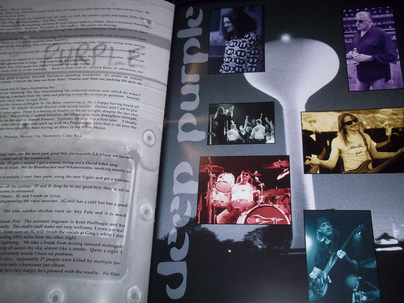 1998 OCT 18 DEEP PURPLE TOUR BOOK - WITH TICKET STUB - UK - II 7641