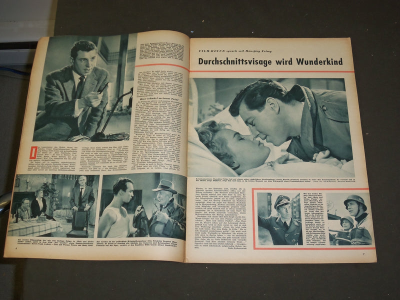 1958 FEB 18 FILM REVIEW (GERMAN) MAGAZINE - NICE PHOTOS, ARTICLES & ADS - B 3990