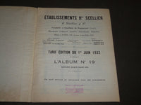 1932 JUNE ETABLISSEMENTS HRY SCELLIER E. GAUTHIER & CIE FRENCH CATALOGUE- FR 458