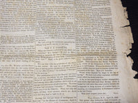 1843 APR 21 THE DAILY MADISONIAN NEWSPAPER - CLERK REPORT OF H. O. P. - NP 3877F