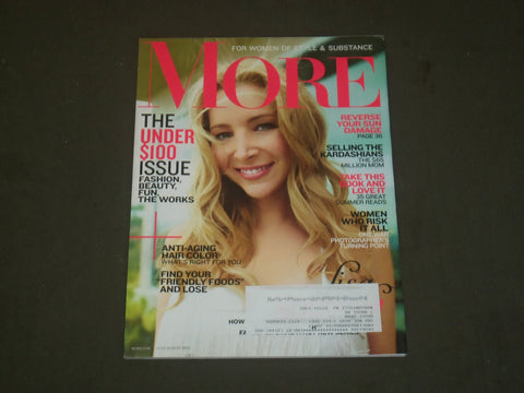 2011 JULY/AUGUST MORE MAGAZINE - LISA KUDROW COVER - B 2318