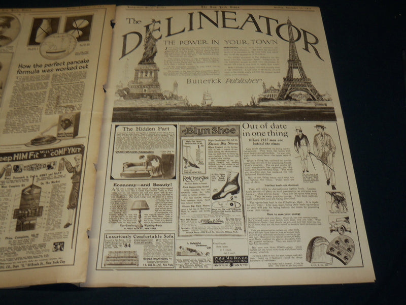 1917 NOVEMBER 11 NEW YORK TIMES PICTURE SECTION - WILSON AT PRINCETON - NT 9375