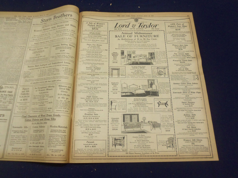 1917 JULY 22 NEW YORK TIMES - DRAFT MASTER SHEETS COMPLETED - NT 9316