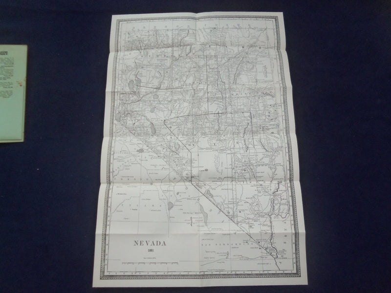 1970'S NEVADA TREASURE HUNTERS GHOST TOWN GUIDE SOFTCOVER BOOK - J 9604