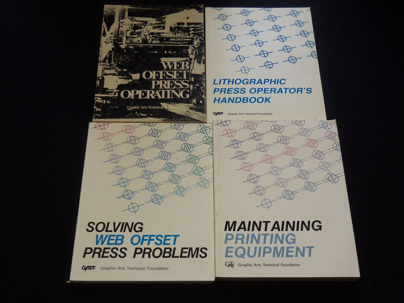 1974-1990 GRAPHIC ARTS TECHNICAL FOUNDATION BOOK LOT OF 4 - O 2351E