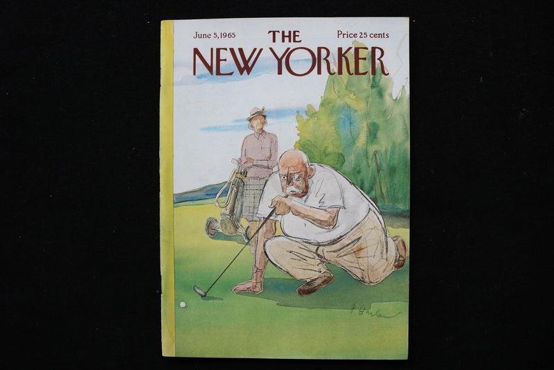 1965 JUNE 5 NEW YORKER MAGAZINE - GREAT ILLUSTRATED COVER - NY 2685