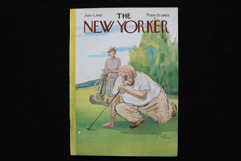 1965 JUNE 5 NEW YORKER MAGAZINE - GREAT ILLUSTRATED COVER - NY 2685