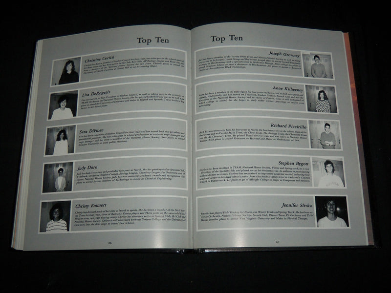 1989 TOMS RIVER HIGH SCHOOL NORTH YEARBOOK - TOMS RIVER, NJ - YB 2321