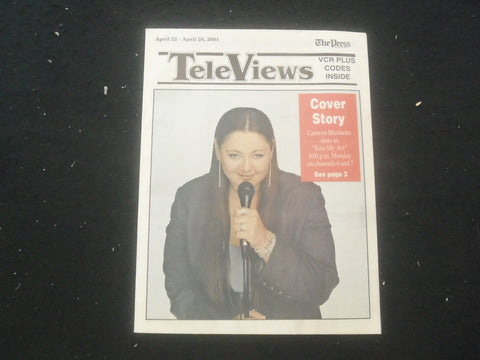 2001 APR 22-28 PRESS OF A/C TELEVIEWS MAGAZINE - CAMRYN MANHEIM - SP 8013L