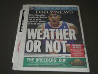 2012 NOVEMBER 2 NY DAILY NEWS NEWSPAPER - EMPTY - HURRICANE SANDY - NP 2546