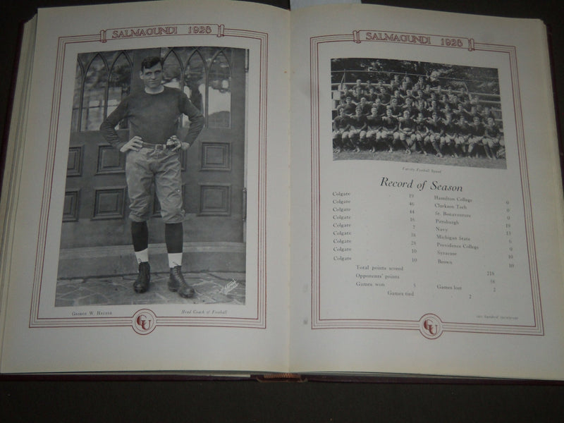 1928 SALMAGUNDI COLGATE UNIVERSITY YEARBOOK - HAMILTON NEW YORK - YB 1207