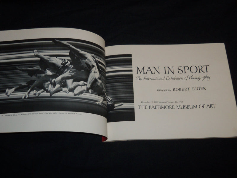 1967 MAN IN SPORT EXHIBITION OF PHOTOGRAPHY CATALOG BY ROBERT RIGER - J 8172