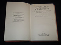 1947 APPLICATION OF DYESTUFFS VOLUME BY MERITT MATTHEWS - TEXTILES - KD 5523O
