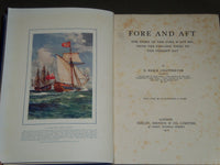 1912 FORE AND AFT BY E. KEBLE CHATTERTON BOOK BY E. KEBLE CHATTERTON - KD 4333