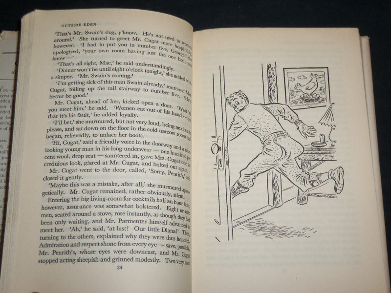 1945 OUTSIDE EDEN HARDCOVER BOOK BY ISABEL SCOTT RORICK - ALAJALOV - KD 7000