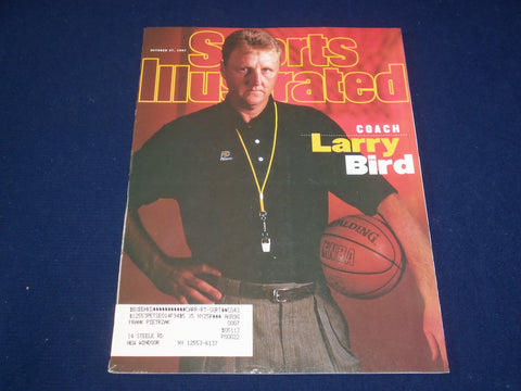 1997 OCTOBER 27 SPORTS ILLUSTRATED MAGAZINE - COACH LARRY BIRD - SP 9121