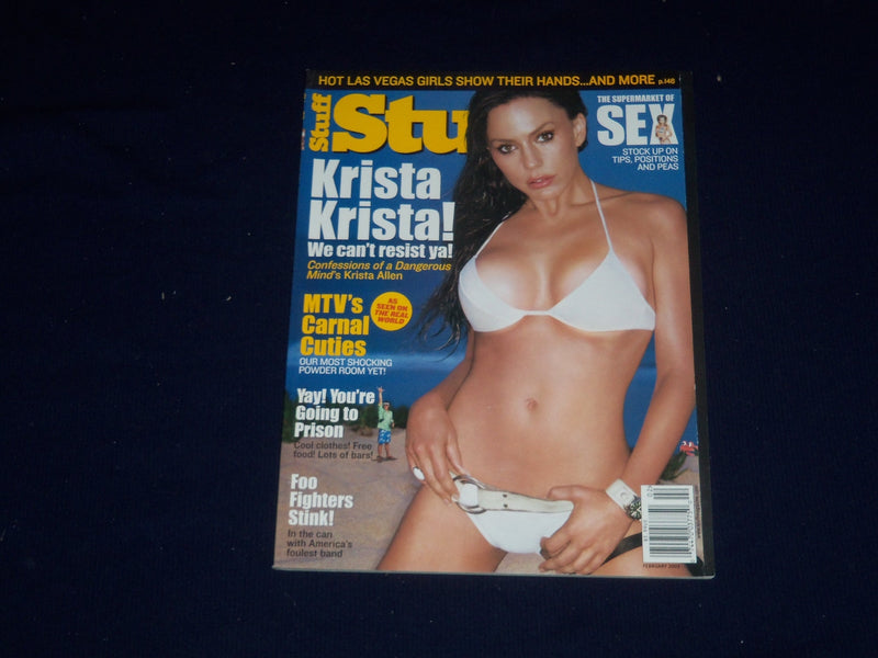 2003 FEBRUARY STUFF MAGAZINE - KRISTA ALLEN COVER - SP 5120