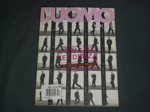 1999 JUL-AUG L'UOMO (THE MAN) VOGUE MAGAZINE- ITALIAN - CONTRO TENDENZA - B 6287