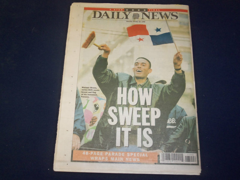 1999 OCT 30 NY DAILY NEWS NEWSPAPER - NY YANKEES TICKER TAPE PARADE - NP 4066