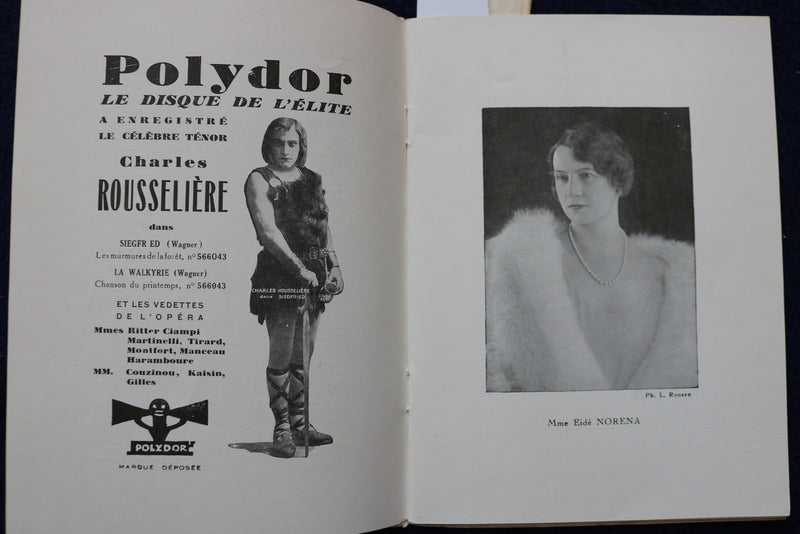 1930 ACADEMIE NATIONALE DE MUSIQUE ET DE DANSE-ENGLISH/FRENCH-SOFTCOVER - K 1526