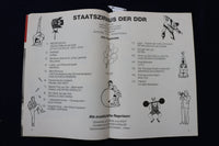 1988-1989 STAATSZIRKUS DER DDR CIRCUS PROGRAMS - GERMAN - LOT OF 4 - O 3520