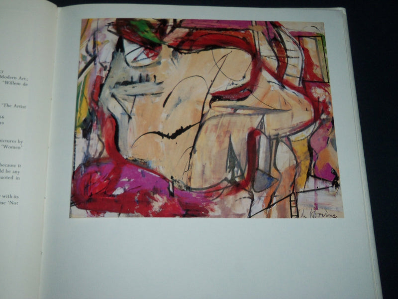 1976 FOURTEEN PAINTINGS BOOK DE KOONING PUB. BY THOMAS GIBSON - FINE ART - D 469
