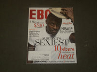 2010 AUGUST EBONY MAGAZINE - IDRIS ELBA COVER - B 1290